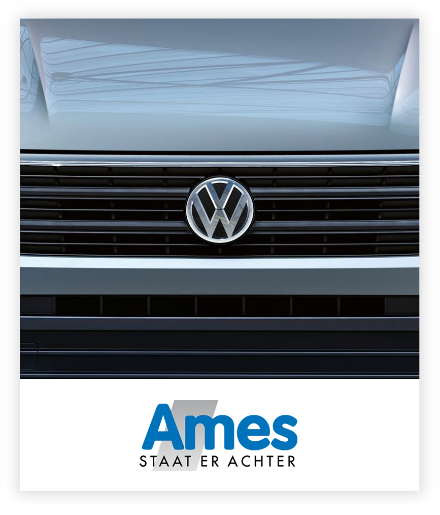 Volkswagen bedrijfswagens grijs neus