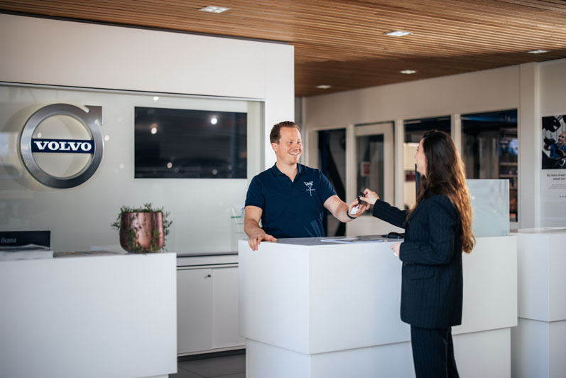 sleutel overdracht aan klant