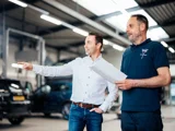 collega's die samen overleggen