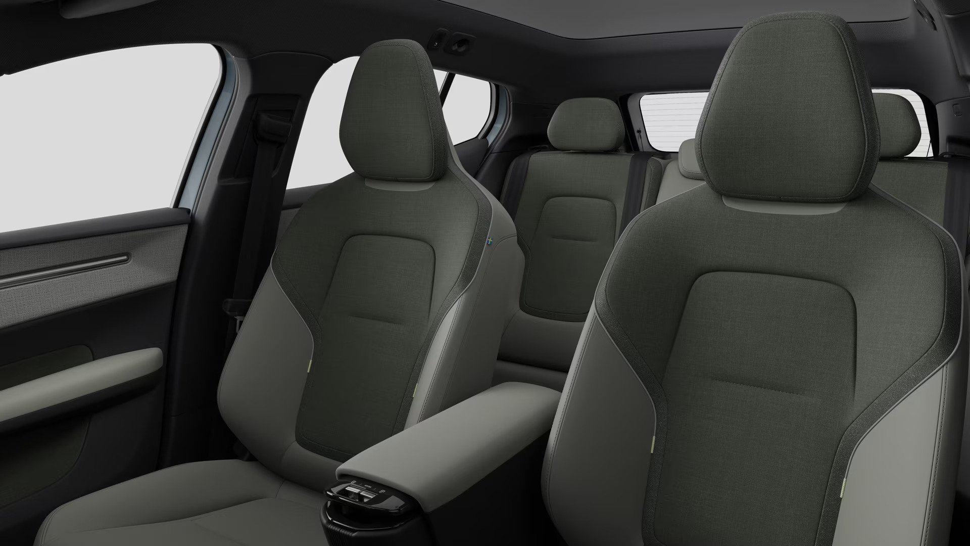 licht zwart stoelen Volvo EX30 Pine 