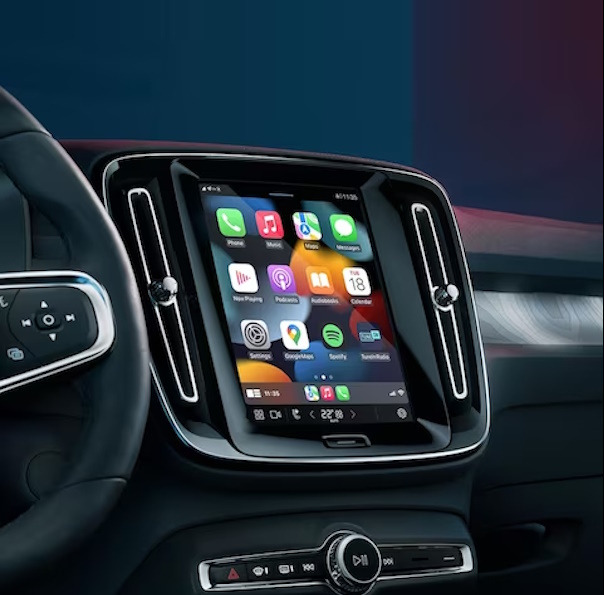 Apple Carplay Volvo EC40 Scherm